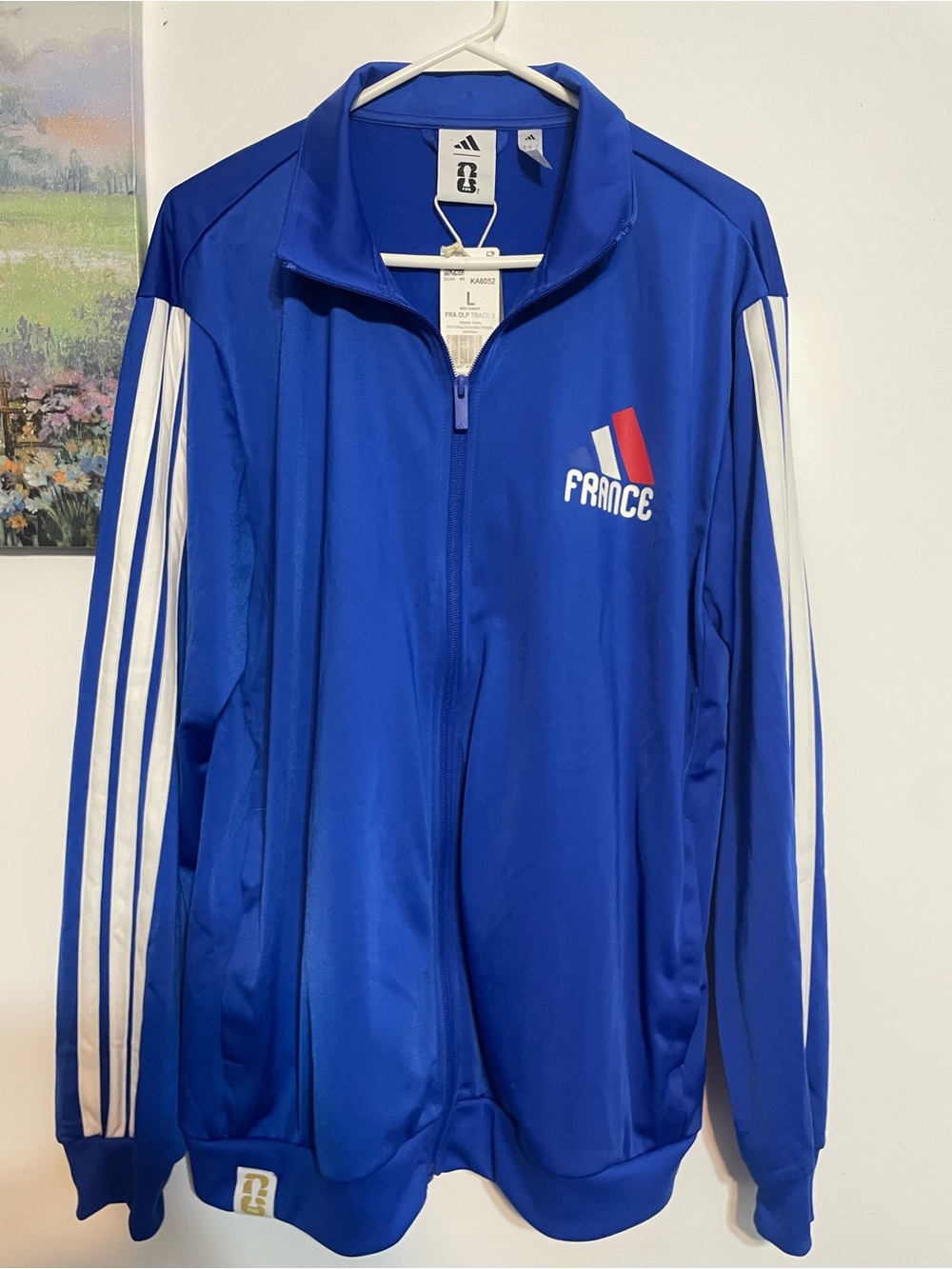 Adidas FIFA 26 France Blue Track Jacket large new